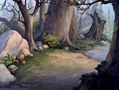 Snow White Snow White Background, Fairy Tale Projects, Snow White Witch, Background Snow, Disney Crossover, Disney Concept Art, Old Disney, Animation Screencaps, Cartoon Background