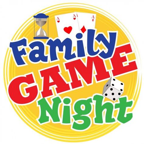 Family Game Night clip art from PTO Today. Family Game Night Gift Basket, Game Night Gift Basket, Family Game Night Basket, Night Clip, Family Games Night, Pto Today, Game Night Gift, Auction Basket, Math Night