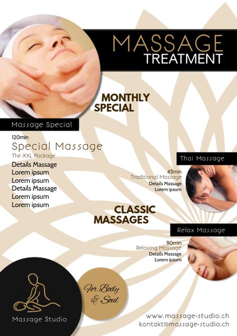 Massage Therapy Price List, Beauty Price List Design, Massage Price List, Massage Advertisement, Massage Advertising, Massage Poster, Spa Promo, Massage Prices, Start Logo