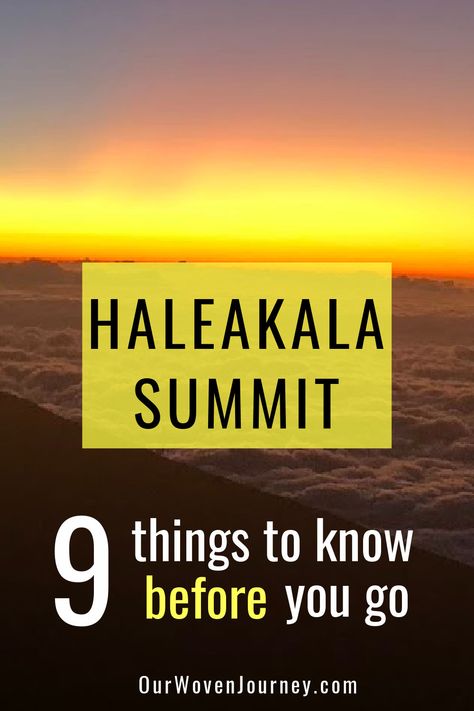 Haleakala Summit: 9 things to know before you go Haleakala National Park Sunrise, Maui Sunrise Haleakala, Haleakala Sunset, Maui Sunrise, Haleakala Sunrise, Hawaii Packing List, Hawaii Itinerary, Hawaiian Travel, Vacations In The Us