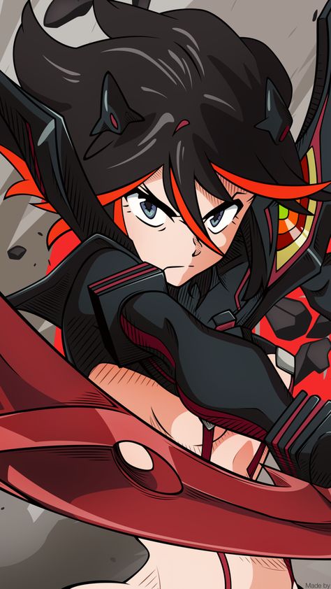 Ryuko Matoi- Kill la Kill Kill A Kill, Kill La Kill Art, Ryuko Matoi, Satsuki Kiryuin, Shaman King, Ochako Uraraka, Kill La Kill, Inspirational Images, Cute Anime Pics