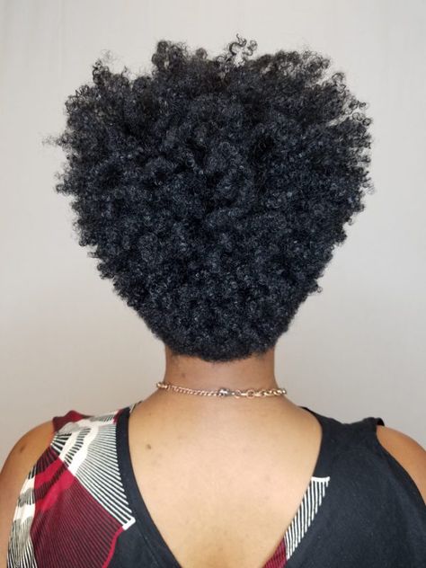 Tapered Fro 4c Hair Black Women, 4c Tapered Haircut Round Face, Big Afro Hairstyles 4c Hair, Tapered Afro 4c Hair, Tapered Cut Natural Hair 4c, Hairstyles For Short Natural Hair, Short Natural Hairstyles, Natural Haircuts, Deva Cut