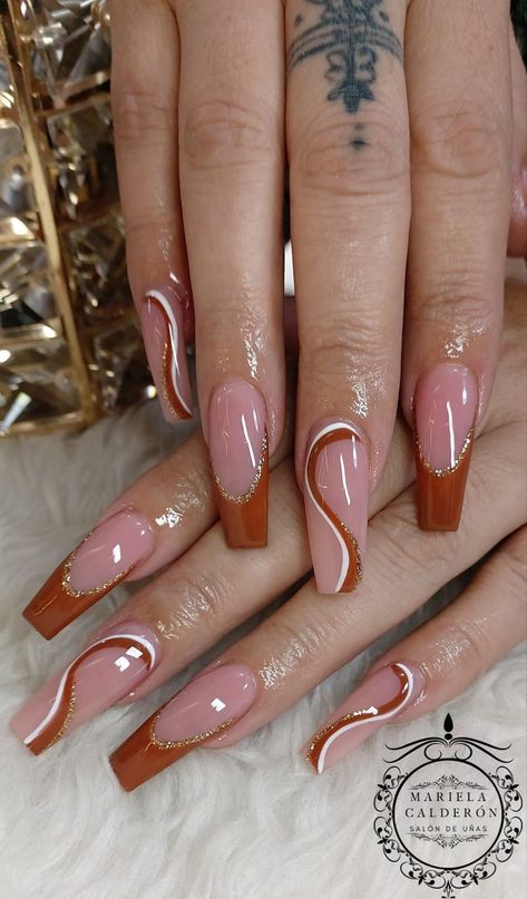 White Tip Nails, Unghie Nail Art, Fancy Nails Designs, Fall Acrylic Nails, Glamorous Nails, Acrylic Nails Coffin Short, Trendy Nail Design, Short Acrylic Nails Designs, Pink Acrylic Nails