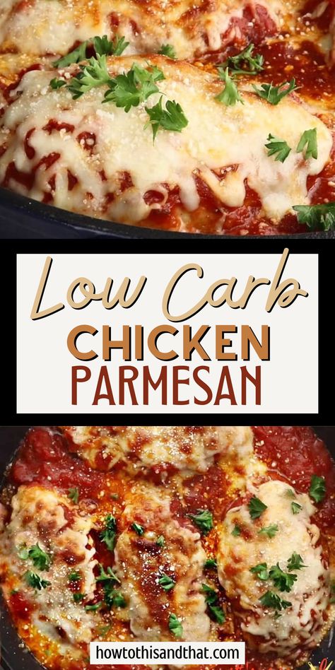 Gluten Free Chicken Parmesan, Recipe With Cauliflower, Keto Pork Rinds, Keto Chicken Parmesan, Low Carb Chicken Parmesan, Low Carb Marinara, Mexican Chicken Recipes, Cauliflower Mash, Quick Chicken Recipes