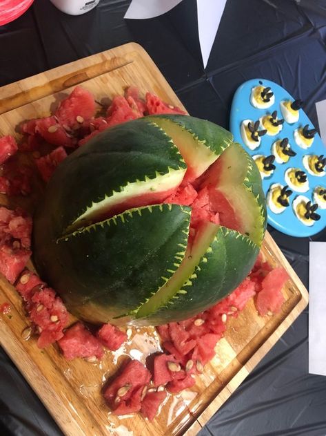 Pin on Liz Stranger Things Appetizers, Stranger Things Birthday Food, Stranger Things Theme Party Food, Stranger Things Sweet 16 Party, Stranger Things Party Activities, Stranger Things Birthday Party Ideas Decoration, Stranger Things Themed Birthday Party, Stranger Things Birthday Theme, Stranger Things Food Party