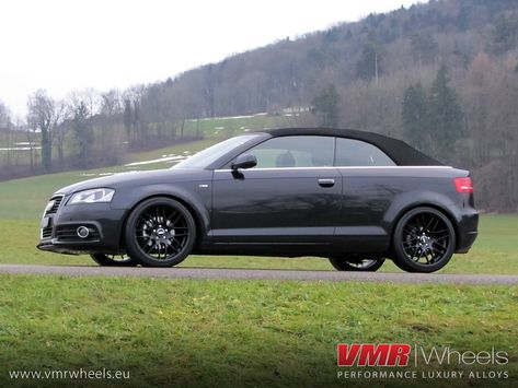 Audi A3 Convertible, Black Rims, Audi A3, Cool Cars, Convertible, Audi, Cars, Black