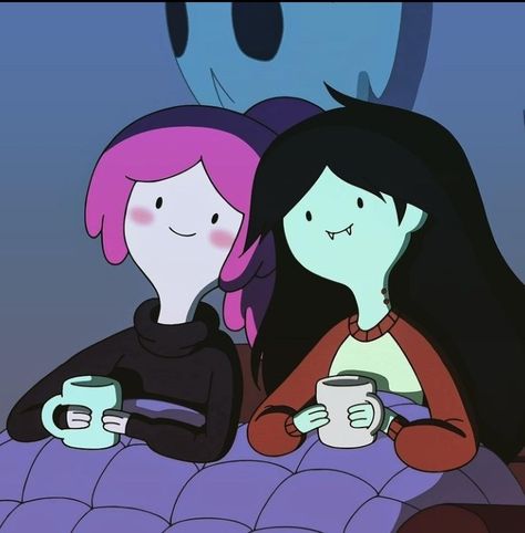 Bubblegum and Marceline pink and black girlfriends gfs aesthetic adventure time Finn and Jake Bubblegum And Marceline, Wallpapers