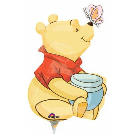 Pooh 9" Airfill Foil Balloon Party Supplies Canada - Open A Party Medical Wallpaper, Automobile Advertising, Winnie The Pooh Friends, Baby Belly, Bear Wallpaper, Pooh Bear, Animal Coloring Pages, Childrens Party, Disney Drawings