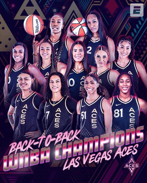 ESPN - THE LAS VEGAS ACES REPEAT AS WNBA CHAMPIONS 👏 THEY... Las Vegas Aces, Usa Soccer Women, Basketball Is Life, Usa Olympics, Usa Soccer, Sport Icon, Women's Basketball, Love And Basketball, Basketball Pictures