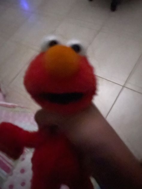 Cursed Elmo, Elmo Funny, Funny Muppets, Funny Elmo, Elmo Memes, Sagittarius Wallpaper, Seaseme Street, Elmo And Friends, Elmo World