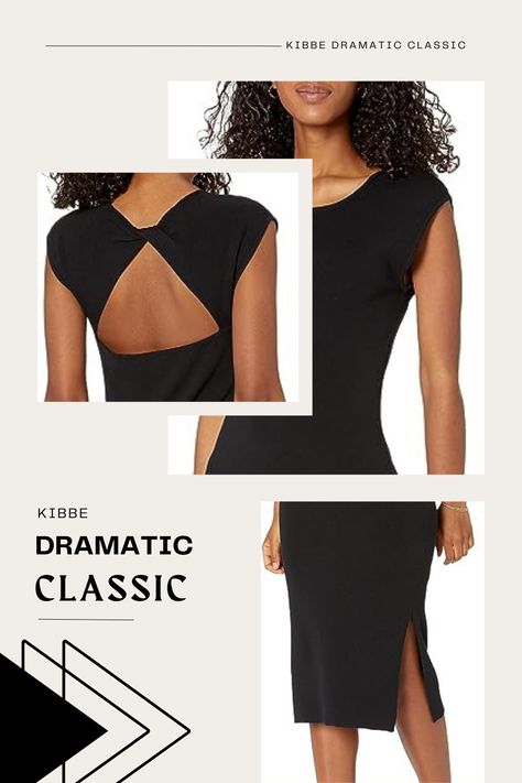 Dc Kibbe, Dramatic Classic Kibbe, Kibbe Dramatic Classic, Tailored Chic, Classic Kibbe, Kibbe Dramatic, David Kibbe, Midi Sweater Dress, Dramatic Classic