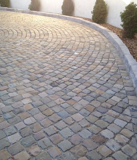 ANTIQUE RECLAIMED SANDSTONE COBBLESTONE - Antique Reclaimed Old Granite Cobblestone, Antique Curb, Stone Driveway Pavers Granite Cobblestone, Granite Pavers, Curb Stone, Cobblestone Patio, Cobblestone Pavers, Driveway Pavers, Cobblestone Driveway, Brick Driveway, Pool Pavers