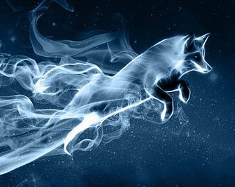 Patrono Raposa Fox Patronus, Patronus Art, Patronus Tattoo, Tattoo Harry Potter, Harry Potter Tattoos, New Tattoo, Mythical Creatures Art, Harry Potter Art, Wolf Art