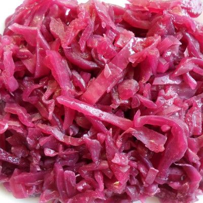 German Red Cabbage with Apple -Slow Cooker or Stove Top Fall Chex Mix Recipes, Slow Cooker Red Cabbage, Crockpot Cabbage Recipes, German Red Cabbage, Red Cabbage With Apples, Small Crock Pot, Sweet And Sour Cabbage, Ribs Recipes, Gumbo Recipe Sausage