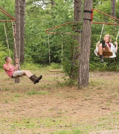 Tree Swings Diy, Backyard Adventure, Fun Park, Outdoor Play Area, Tree Swing, Natural Playground, Garden Swing, Backyard Playground, Backyard Play