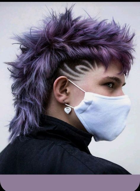 Mohawk Hairstyles, Punk Hair, Alternative Hair, Mullet Hairstyle, Hair Reference, Cut My Hair, Hair Inspo Color, 여자 패션, Aesthetic Hair