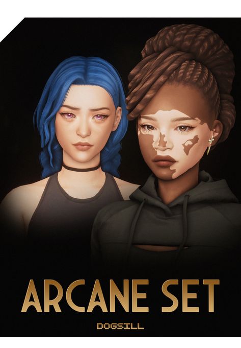 arcane set | dogsill on Patreon Sims 4 Arcane, Sims 4 Cas Mods, The Sims 4 Packs, Sims 4 Mm Cc, Sims 4 Game Mods, Sims 4 Body Mods, Sims 4 Expansions, Sims 4 Cc Folder, Sims 4 Mm