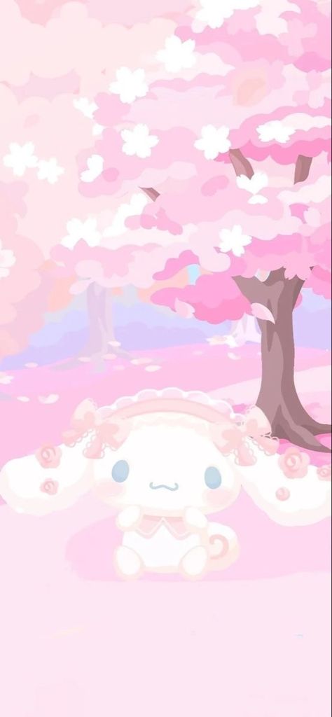 All Out Anime, Cute Drawlings, Cherry Blossom Wallpaper, Iphone Wallpaper Kawaii, Hello Kitty Characters, Hello Kitty Backgrounds, Hello Kitty Art, Sanrio Wallpaper, Hello Kitty Iphone Wallpaper