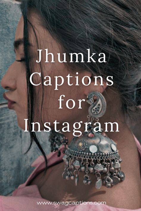 Immerse yourself in the enchanting aura of jhumkas with our handpicked collection of inspiring captions and quotes. From intricate designs to vibrant colors, jhumkas have the power to elevate your style and evoke a sense of cultural pride. Let your Instagram feed radiate with the elegance and charm of jhumka pictures accompanied by these empowering words. #JhumkaMagic #JhumkaQuotes #JhumkaCaptions #JhumkaLove #jhumka #earrings #jhumkas #jhumki #jhumkalove #fashion #jhumkis #jhumkaswag #jhumkies Earrings Aesthetic Quotes, Hindi Lines On Jhumka, Jhumkas Aesthetic Quotes, Earings Captions For Instagram, Jhumka Quotes In Hindi, Songs For Jhumka Story, Jhumka Instagram Story, Earring Quotes Beautiful, Jumkha Caption