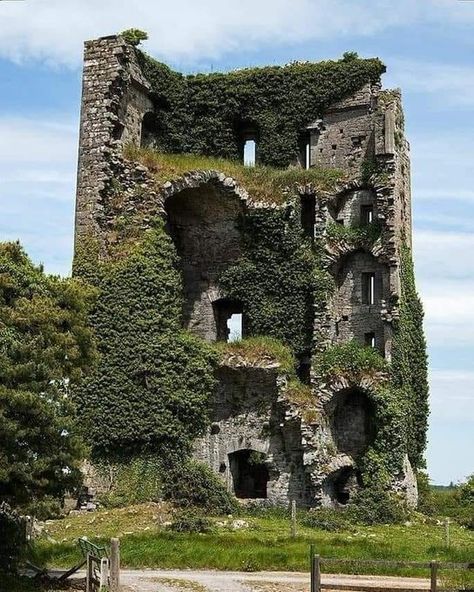 Fantasy Architecture, Beautiful Ruins, Urban Exploring, Matka Natura, Castles In Ireland, Castles In Scotland, Abandoned Castles, Nature Architecture, Castle Ruins