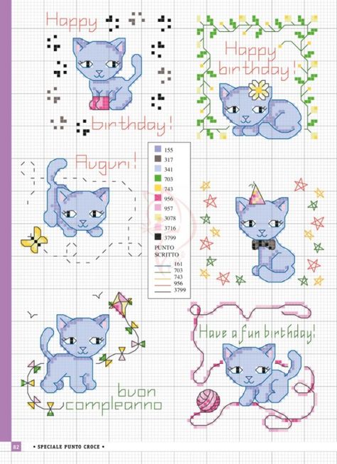 Gallery.ru / Фото #82 - Piccoli Motivi a Punto Croce Speciale №1 2018 - Chispitas Stitch Birthday, Stitch Doll, Baby Cross Stitch Patterns, Baby Cross, Cross Stitch Cards, Cross Stitch Animals, Counted Cross Stitch Patterns, Cute Characters, Baby Knitting Patterns