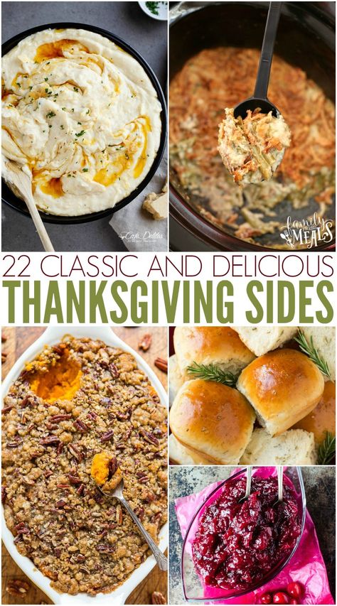 Here are a few of my favorite Classic Thanksgiving Side Dish Recipes and some I plan to try soon. What is your favorite Thanksgiving side dish? Italian Thanksgiving Recipes, Southern Thanksgiving Recipes, Thanksgiving Side Dish Recipes, Recipes Side Dishes, Best Thanksgiving Side Dishes, Thanksgiving Side Dishes Easy, Thanksgiving Food Sides, Thanksgiving Appetizer Recipes, Classic Thanksgiving