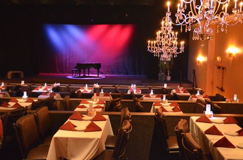 A view of our stage here at the Encore Dinner Theatre. Dinner Theater, Writing Projects, Dinner Theatre, Live Theater, Music Theater, Fall Ideas, Diner, Theater, I Hope