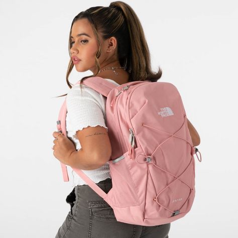 Womens The North Face Jester Backpack - Shady Rose | Journeys Northface Jester, Light Pink Backpack, North Face Jester Backpack, The North Face Jester, Cute Backpacks For School, Jester Backpack, North Face Jester, North Face Brand, Converse Shop