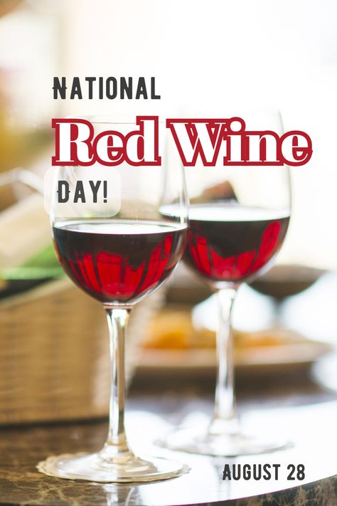 National Red Wine Day! National day today. National day calendar. National Red Wine Day, National Days, Red Wine, Wine, Red, Quick Saves