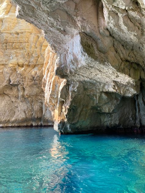 Blue Grotto Malta, Malta Aesthetic, Blue Grotto, Malta Travel, Summer Destinations, European Destinations, Future Travel, Vacation Places, Turquoise Water