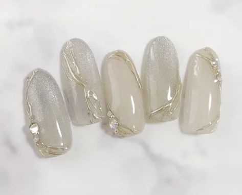 Simple Bridal Nails, Simple Elegant Nails, Simple Wedding Nails, Ombre Gel Nails, Flame Nail Art, Bridal Nails Designs, Gel Toe Nails, Fake Nails Designs, Elegant Nail Art