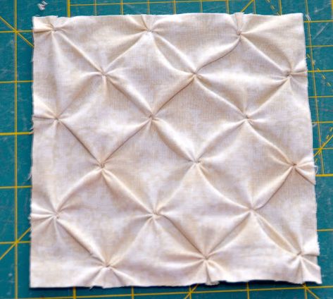 Block 11: Star gathering – Textured quilt sampler tutorial – Sewn Up Quilt Sampler, Textured Quilt, Fabric Origami, Fabric Embellishment, Bead Embroidery Tutorial, Texture Fabric, Embroidery Tutorial, Heirloom Sewing, Hand Applique