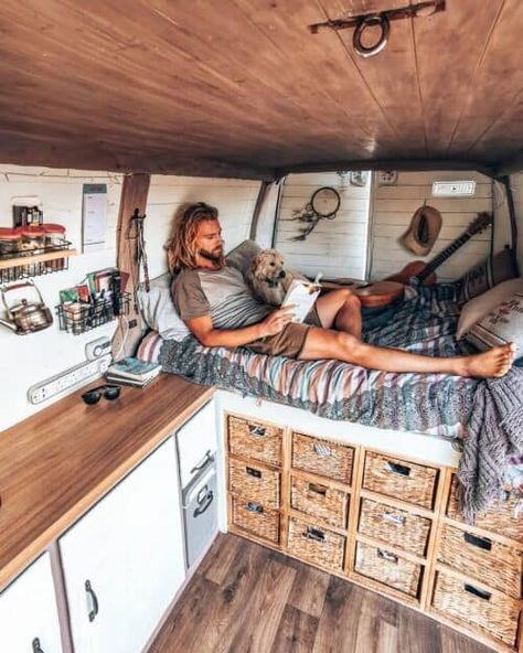 Small Van Interior Ideas, Small Camper Van Interior, Camper Van Small, Small Camper Van Interior Ideas, Small Campervan Interior Ideas, Small Van Life Interior, Van Layout Ideas, Small Van Conversion, Van Life Kitchen