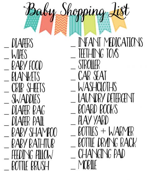 Use these free baby printables to help get you organized for your new arrival!