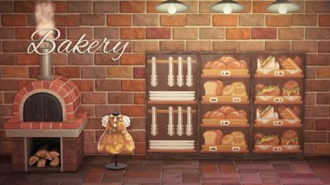 Acnh Bakery, Acnh Simple, Photo Harry Potter, Acnh Clothes, Animal Crossing Wild World, New Animal Crossing, Animal Crossing Qr, Kung Fu Panda, Kiosk