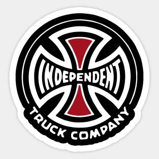 Truck Company Logo, Company Stickers, Company Merchandise, Independent Truck Company, Truck Company, Skateboard Truck, Iron Cross, Trucking Companies, Skateboard Stickers