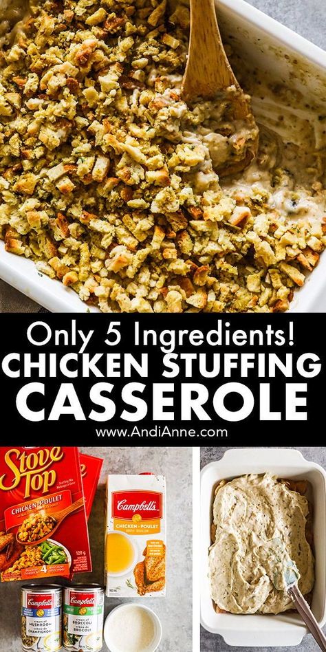 Supper Ideas Stovetop, Canned Chicken Stuffing Casserole, Chicken Broccoli Stove Top Casserole, Dump And Bake Chicken Stuffing Casserole, Chicken Casserole Cream Of Mushroom, Oven Baked Chicken And Stuffing, Dressing With Cream Of Chicken Soup, Chicken And Stove Top Stuffing Casserole Mushroom Soup, Stove Top Stuffing Chicken Casserole Sour Cream