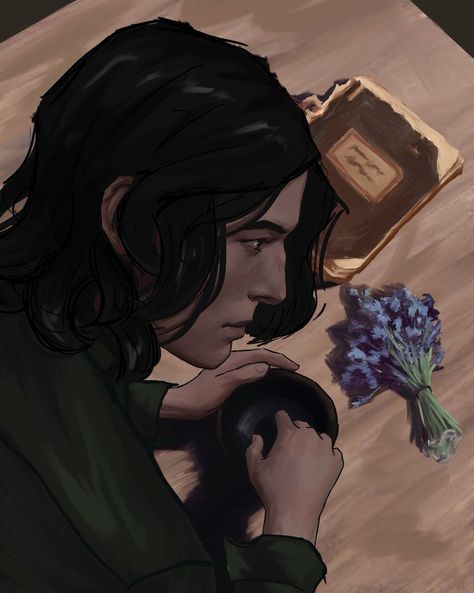 Severus Snape Aesthetic, Young Severus Snape, Young Snape, Severus Snape Art, Snape Fan Art, Severus Snape Fanart, Professor Severus Snape, Marauders Fan Art, Harry Potter Severus