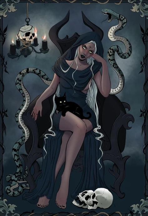 Creepy Environment, Witch Girl Art, Photoshop Graphic Design, Witch Pictures, Lady Design, Dark Vibes, Witch Girl, Rennaissance Art, Snake Art