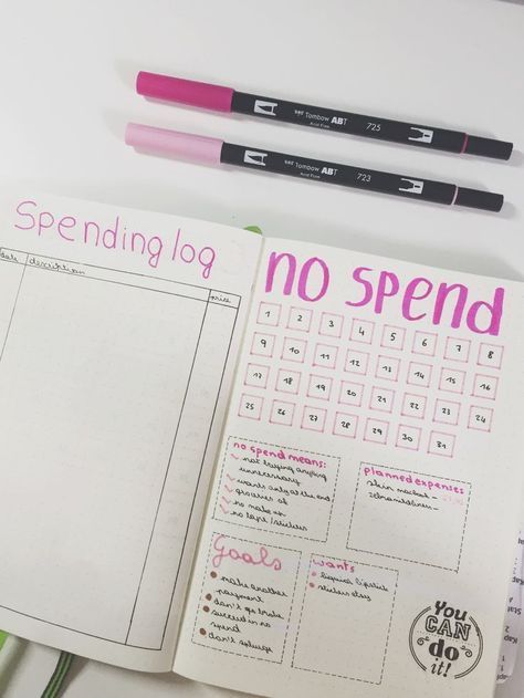 bullet journal finance tracker | savings tracker | no spend challenge tracker | spending log | goals, rules Bullet Journal Finance Tracker, Spending Log, Goals Tracker, Finance Bullet Journal, No Spend, No Spend Challenge, Bullet Journal Tracker, Bullet Journal Hacks, Bullet Journal Ideas