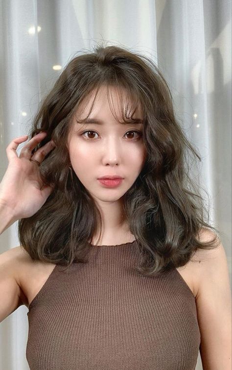 Asian Hair Wavy, Korean Perm Short Hair, Digital Perm Short Hair, Asian Hair Perm, Perm Short Hair, Korean Essence, Korean Wavy Hair, Digital Perm, Haircut Tip