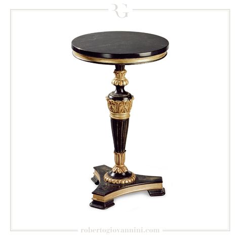 art. 1053 Stem side table marble top end XVIII  C. Neoclassical English Side Table Marble Top, Side Table Marble, Italy Firenze, Marble Top Side Table, Table Marble, Luxury Furniture Design, Classic Table, Neo Classical, Neo Classic