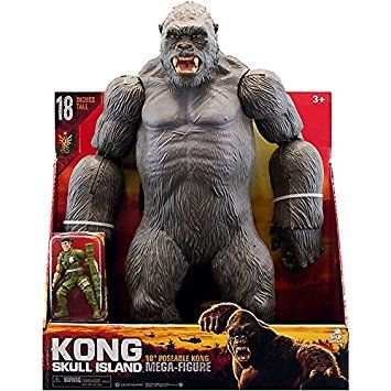 Lanard Kong Skull Island Mega Figure, 18-Inch King Kong Skull Island, Godzilla Figures, Godzilla Toys, Kong Skull Island, King Kong Vs Godzilla, Kong Toys, Barbie Doll Set, Toys Uk, Skull Island