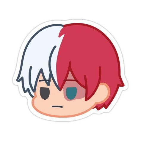 Stekars Cute, Todoroki Cute, Chibi Head, Pin Sticker, Simple Anime, Typographic Logo Design, Cute Eyes Drawing, Emoji Art, رعب نفسي