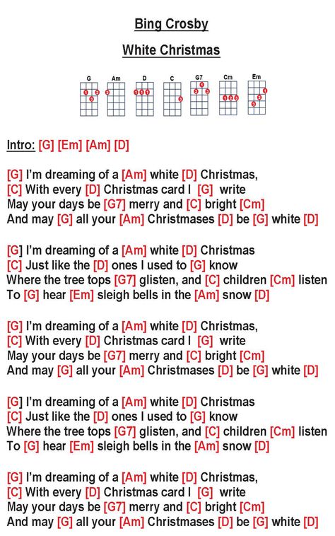 Christmas Guitar Chords, Christmas Song Piano, Ukulele Christmas Songs, Christmas Songs On Guitar, Xmas Songs Lyrics, Christmas Ukulele Songs, Christmas Chords, Christmas Ukulele, Ukelele Chords Ukulele Songs