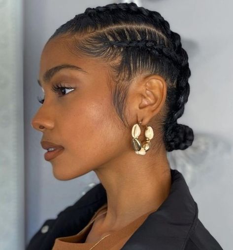 Two Cornrow Braids, Big Cornrows, Long Cornrows, Half Cornrows, Straight Back Cornrows, Side Cornrows, Twist Cornrows, Scalp Braids, Cornrow Ponytail