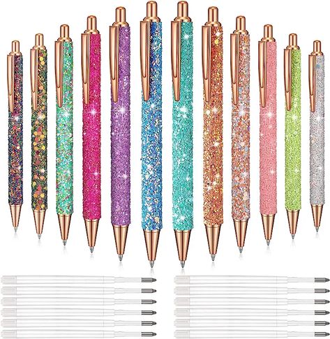 have the coolest pens in school Bling Pens, Journaling Pens, Nurse Day, Office Supplies Gift, Nursing School Gifts, Fancy Pens, Pretty Pens, Metal Barrel, School Nurse