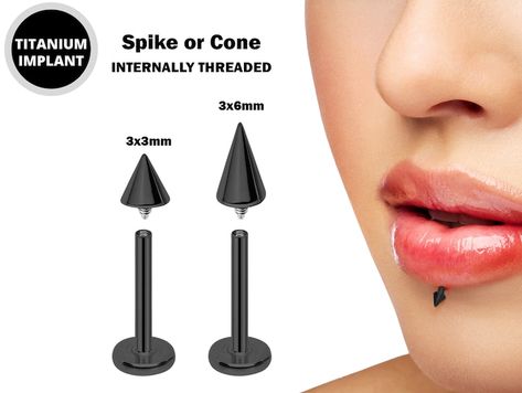 #lipspiercing  #chinpiercing , #cartilagepiercing  #traguspiercing  #ashleypiercing #madonnapiercing #monroepiercing #sidelabretpiercing #helixearrings #traguspiercing  #earlobepiercing #titaniumblacklabretstud #cartilagepiercing #earstudscrewback #helixpiercing #traguspiercing #lipring #titaniumlabretsud #earlobepiercing #cartilageearrings #internallythreadedlabrestud  #blackspikelabretstud #spikelabret #internallabretandcone #titaniumspikelabret #internallabretandspike#snakebitepiercing Side Labret, Piercing Lip, Titanium Piercing, Lip Rings, Labret Studs, Snake Bites, Lip Ring, Lip Piercing, Tragus