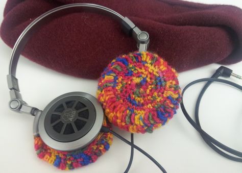 Knitted Headphone Covers, Headphone Crochet Cover, Headphones Crochet Cover, Crochet Headset Cover, Headphone Cover Crochet, Crochet Headphone Case, Headphone Crochet, Headphones Crochet, Crochet Headphone Cover