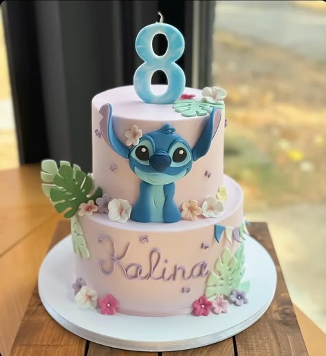 Stitch Centerpieces, Stitch Cake Design, Lilo And Stitch Cake, Korean Crafts, Stitch Cake, Stitch Party, Cute Iphone Wallpaper Tumblr, Cute Iphone Wallpaper, Stitch Birthday